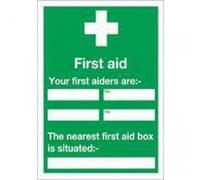 Soundlab Safety Sign First Aid 600X450mm Pvc E91A/r