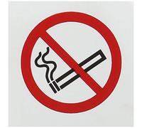 Soundlab Signslab Ph04739S Safety Sign "no Smoking", Self-Adhesive, 50 mm X 50 mm