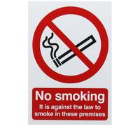 Soundlab Signslab Sr72079 Safety Sign "no Smoking", Pvc, 210 mm X 148 mm
