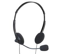 SoundLAB Stereo PC Headset with Flexible Boom Microphone & In-line Volume Control