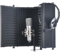 SoundLab Studio Microphone Reflexion Screen Black Home Studio