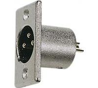 Soundlab XLR Chassis Socket, 3 Pin, Male