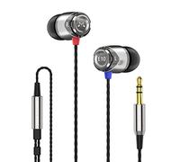 Soundmagic E10 Wired Earbuds, No Mic, Premium Hi-Fi, 3.5mm Jack, Gunmetal | Powerful bass, Balanced HiFi sound, All-metal build, Tangle-free cable, Passive noise isolation, Ergonomic comfortable fit