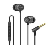 Soundmagic E11C Wired Earbuds, Builtin Mic, HiFi Sound, 3.5mm Jack, Black