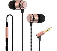 Soundmagic E50 In-Ear Isolating Earphones [2024 Version] High-Resolution Sound Performance, Comfortable Fit, Anti-Tangle Cable, Full Metal Housing, High-Purity Copper - Gold