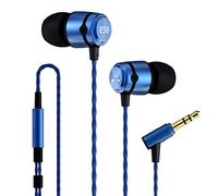 Soundmagic E50 Wired Earbuds No Microphone in Ear Monitor HiFi Earphones Noise Isolating Headphones Comfortable Fit Blue