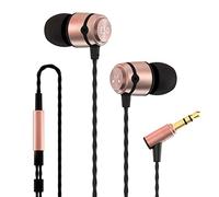 Soundmagic E50 Wired Earbuds, No Mic, In-Ear Monitor, 3.5mm Jack, Gold
