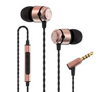 Soundmagic E50C Wired Earbuds, with Mic, In-Ear Monitor, 3.5mm Jack, Gold