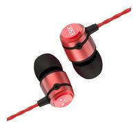 Soundmagic E50C Wired Earbuds, with Mic, In-Ear Monitor, 3.5mm Jack, Red