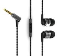 Soundmagic E80C Wired Earbuds, with Mic, Wide Soundstage, 3.5mm, Gunmetal