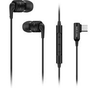 Soundmagic E80D - In Ear Isolating USB-C High Definition Earphones with Integrated DAC and Microphone for Apple and Android Devices - Black