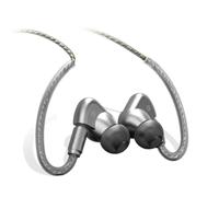 Soundmagic E90C Wired Earphones with Microphone Coaxial Dual Driver in Ear Monitor Headphones HiFi Stereo Over Ear Hooks Earbuds with Detachable Cable for Musician Audiophile