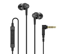 Soundmagic ES30C Wired Earbuds, with Mic, Pure HiFi Sound, 3.5mm, Black | Crystal call clarity, Clear balanced sound, Comfortable fit, Noise isolation, Tangle-resistant cord, Durable build