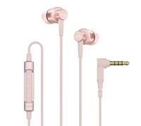 Soundmagic ES30C Wired Earbuds, with Mic, Pure HiFi Sound, 3.5mm, Pink | Crystal call clarity, Clear balanced sound, Comfortable fit, Noise isolation, Tangle-resistant cord, Durable build