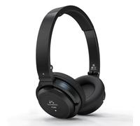 SoundMAGIC P23BT Portable Folding Wireless Bluetooth Headphones - Black