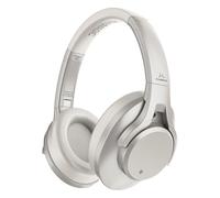 Soundmagic P58BT ANC Wireless Headphones - Active Noise Cancelling, Hi-Fi Sound, Bluetooth 5.0, 50-Hour Battery, Foldable Design, with Wired Mode Option - Platinum Silver