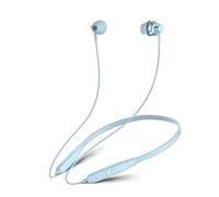 Soundmagic S20BT Neckband Bluetooth Earbuds, with Mic, Long Playtime, Blue