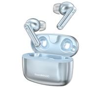 Soundmagic T80BT ANC True Wireless Earbuds with Hi-Res Audio,Hybrid Active Noise Cancelling, ENC Call Clarity, 20H Playtime, IPX5 Waterproof, Ultra-Comfy Fit for Sports/Work/Gaming (Blue)