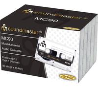 Soundmaster: Cassette Tapes 90 Minutes, Bundle Packaging (5 Pieces) NEW