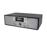 Soundmaster DAB980SW Stereo Compact System DAB+/FM, CD MP3, USB & Bluetooth with Alarm and Audio Book Function, Black