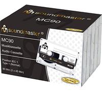 Soundmaster MC905P Five Empty Cassettes Compact Cassette Audio Cassettes (IEC1)
