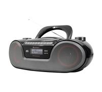 Soundmaster SCD8300SW Portable Digital Radio CD Player Audio Book Function Bluetooth DAB+ FM Radio USB/SD Port Headphone Jack Alarm Clock Boombox