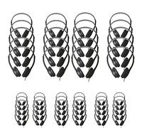 Soundnetic SN313 Bulk Classroom Headphones 50 Pack - Over The Head Stereo Low Cost Headphones with Leatherette Earpads - Ideal for Schools