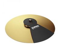 Evans Soundoff Drum Mute Pads - Great to Silence Acoustic Kits - Fits 16+18" Crash Cymbals