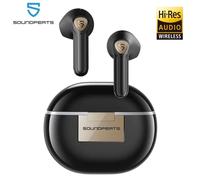 SoundPEATS Air3 Deluxe HS Wireless Earphone Hi-Res Audio Bluetooth Earbuds with LDAC,14.2mm Large Driver, in-Ear Detection Bright Black