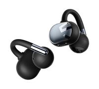 SoundPEATS Clip1 Open-Ear Bluetooth Earbuds, Clip-on Earphones with Dolby Audio, LDAC Hi-Res Wireless with 12mm Dual Magnet Driver, 40H Playtime, Ear Detection, IPX5 Waterproof Titanium Black