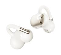 SoundPEATS Clip1 Open-Ear Bluetooth Earbuds, Clip-on Earphones with Dolby Audio, LDAC Hi-Res Wireless with 12mm Dual Magnet Driver, 40H Playtime, Ear Detection, IPX5 Waterproof Beige