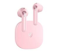 SoundPEATS Wireless Earbuds Bluetooth V5.2 Headphones with Qualcomm QCC3040 Wireless Earphones, TrueWireless Mirroring, 4-Mic Tech and cVc 8.0 Noise Cancellation, aptX Codec, Total 25 Hours - TrueAir2