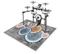 Soundproof Blanket for Bass Drum Snare Jazz Drum Kit Shock Electronic Drum Thickened Professional Non-Slip Drum Carpet Musical Instrument Mat - Drum Rug Mat for Floor Protection 160 x 120 cm