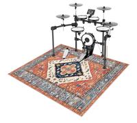 Soundproof Blanket for Bass Drum Snare Jazz Drum Kit Shock Electronic Drum Thickened Professional Non-Slip Drum Carpet Musical Instrument Mat - Drum Rug Mat for Floor Protection 100 x 80 cm