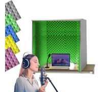 Soundproof box soundproof booth soundproof foam Portable High Dense Sound Absorbing Foam Acoustic Foam Panels for Sound Recording Podcasts Singing，water pump