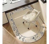 Soundproof Desk Rug Office Chair Mat for Carpet & Hardwood Floor, Non-Slip Low-Pile Computer Gaming Floor Protector, Washable Modern Office Rug Under Desk(Encountering,60 * 90cm)