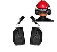 Soundproof Earmuffs High Density Sponge Anti-noise Soundproof Earing Protection Hard Hat Soundproof Earmuffs for Most Industrial Safety Helmets