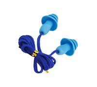 Soundproof Earplug Noise Reduction Silicone Reusable Cord Earplugs Christmas Tree-Shape Waterproof for Sleeping Learning Swimming Travel Decoration Construction Factory Site Operations Late Night Brea