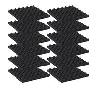 Soundproof foam panels, noise humidification panels | 12x Sound Proofing Palding - 11.8 x 11.8 x 1.3 inches high fir soundproof for recording studio Music practice room
