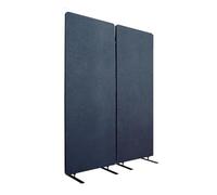 Soundproof Folding Room Divider, Rolling Privacy Screen for Bedroom, Living Room, and Office