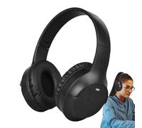 Soundproof Headphones - Wireless Headphones Lightweight Over the Head, Comfortable and Adjustable with Noise Cancellation | For Adults Home Travel Office Games Music Listening Battery Life L