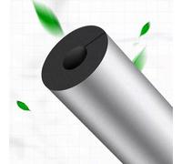 Soundproof Outdoor Pipe Insulation,Waterproof Aluminum Foil Insulation Tubing,Freeze-Proof/Sunscreen Foam Tubing,Air Conditioner Hot and Cold Water Pipe,Length 95cm (34x30mm/1.34x1.2in)