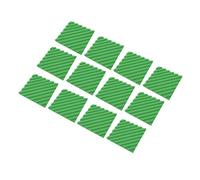 Soundproof Panels, Cotton 12PCS Easy Installation, Reduce Noise Pollution Acoustic Panels for Podcasts (Green)