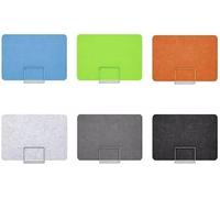 Soundproof Privacy Dividers for 2 Offices - Orange 30 x 60 cm Noise Reduction Visual Interference Control Enhance Workplace Privacy & Comfort