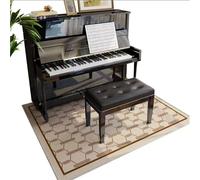 Soundproof Rug for Piano,Sound Dampening Non-Slip Carpet Acoustic Pads for Upright Piano, Indoor Music Room Doormat(80x160cm)