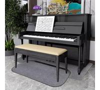 Soundproof Rug for Piano Upright Piano Carpet Protector Sound Dampening Non-Slip Carpet Acoustic Pads Sound Proof Floor Mat Soundproofing Blankets Sound-Absorbing Mat 160 x 70 cm + 115 x 48 cm