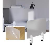Soundproof s Office Partit, 4mm Thick, Waterproof, with Clips for Student Worpaces, Visual Distract, Acrylic Divider for Office Use