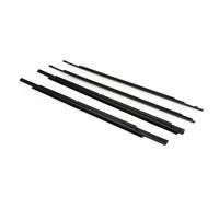 Soundproof Trim for Mitsubishi for Outlander 2007-2012 2013-2018 5727a007 5727a008 4pcs Window Glass Weatherstrip Side Door Moulding Trim Seal