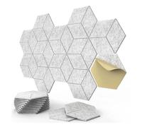 Soundproof Wall Panels 12Pack Self-adhesive Acoustic Panel Y-Lined Sound Proof Wall Panels for Home Offices Studio 30x26x0.9cm(Sliver grey)