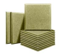 Soundproof Wall Panels 12pcs Acoust Insulation Panels Home Studio Absorbing Soundproof Square Sound Proofing Wall for Room Noise Insulator Pad(5,1.0cm Super Density)